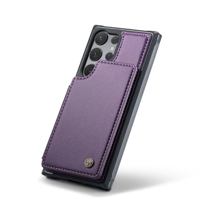 Étui portefeuille de style affaires couverture arrière pour <span class=keywords><strong>Samsung</strong></span> <span class=keywords><strong>Galaxy</strong></span> S20/S21/S21FE/S22/S23/S23FE/S24/S25 Ultra - Product Image 3
