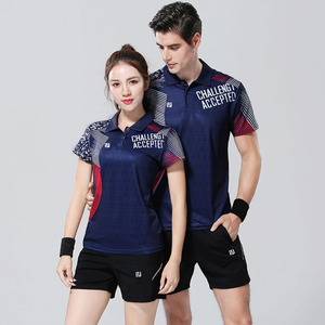 Uniforme <span class=keywords><strong>de</strong></span> <span class=keywords><strong>Tenis</strong></span> 100% Poliéster para <span class=keywords><strong>Hombre</strong></span> y Mujer, Personalizado <span class=keywords><strong>con</strong></span> Logotipo Personal en la Parte Delantera para Fanáticos del Deporte - Product Image 1