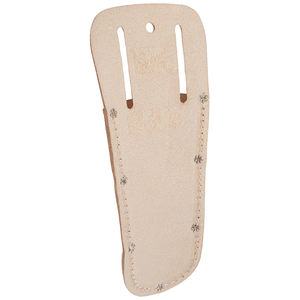 Étui pour outils de jardinage artisanal, pochette en cuir personnalisée faite à la main avec deux poches, boucle de ceinture pour sécateurs et outils de plein air - Product Image 4