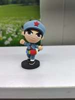 Figura de PVC Personalizada, Modelo 3D, Figura de Acción de Plástico, Juguete de Dibujos Animados, Mini Caja Sorpresa, Mascota de PVC Moldeada por Inyección, OEM