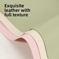 Tapis de bureau extra large imperméable et résistant aux taches en cuir PU pour ordinateur XXL Tapis de souris respectueux de l'environnement Protection des yeux Simple