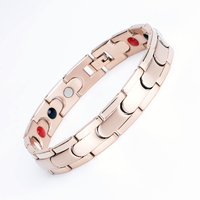 Bracelet magnétique en titane bio-énergétique, bracelet en germanium, bracelet de santé, bracelet en acier pur