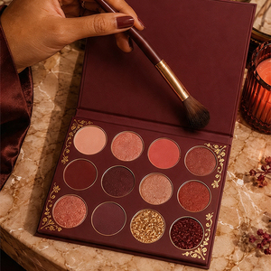 Palette <span class=keywords><strong>Ombretti</strong></span> OEM ODM 12 Colori Royal Berry, <span class=keywords><strong>Ombretti</strong></span> Opachi, Shimmer e Glitter ad Alta Pigmentazione, Lunga Durata, Multidimensionali - Product Image 1