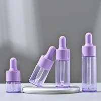Fabricants de bouteilles, 5 ml, 10 ml, 15 ml, 20 ml, mini bouteille en verre de couleur macaron pour huile essentielle, emballage d'essences cosmétiques