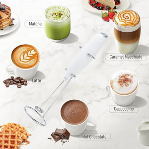 Culi Mélangeur à main à mousseur à <span class=keywords><strong>lait</strong></span> électrique sans fil écologique avec chauffe-eau Lave-vaisselle Dispositif à <span class=keywords><strong>lait</strong></span> pour café - Product Image 5