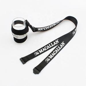 Nylon <b>Water</b> <b>Bottle</b> & Wine Glass Lanyard Silk Screen Printing on Polyester Material Offset Printing Durable & Stylish Holder - Product Image 2