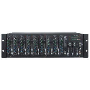 Mezclador de audio profesional MUFX de 10/12 canales, montable en rack, con Bluetooth, MP3, analógico, procesador de 16 efectos, consola para audio y video. - Product Image 1