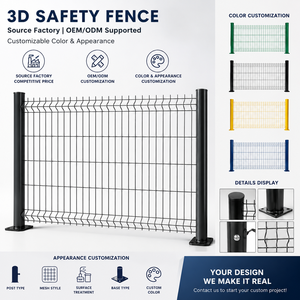 Valla 3D de Alta Seguridad, Malla de Alambre Galvanizado para Cementerio, Iglesia, Jardín Conmemorativo, Delimitación Elegante, Anticorrosión - Product Image 3