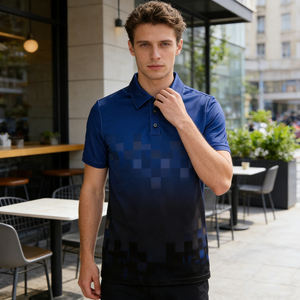 Camisetas Polo de Hombre de Primera Calidad, con Logotipo Personalizado, Diseño Multicolor, de Poliéster Transpirable, Secado Rápido, para Verano - Product Image 6