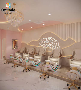 Mobilier personnalisé pour salon de manucure |   Tables de manucure LED et vitrines d'exposition |   Solution écologique tout-en-un pour la conception de salons - Product Image 4