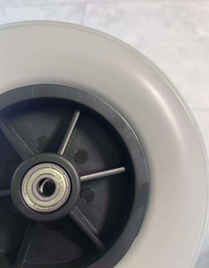 ล้อรถเข็นโฟม PU <span class=keywords><strong>8</strong></span>นิ้วล้อรถเข็นแบบแบนฟรี - Product Image 6