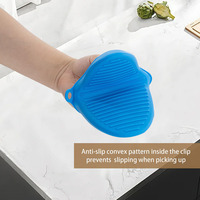 Gants résistants à la chaleur réutilisables protège-doigts porte-pot gants de four en silicone gants en silicone mitaines pour la cuisine