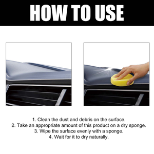 Pâte de revêtement de rénovation intérieure Nettoyage de sièges de tableau de bord intérieur Pâte de revêtement de polissage d'entretien anti-poussière - Product Image 3