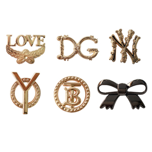 De metal logotipo personalizado placas bolsa hardware equipaje Logotipo de metal bolso grabado etiqueta de metal BAL - Product Image 6