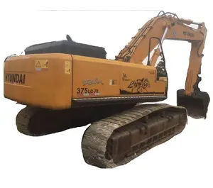 Satılık çin kullanılan Hyundai R375LC-7 ekskavatör 37 Ton paletli ekskavatör