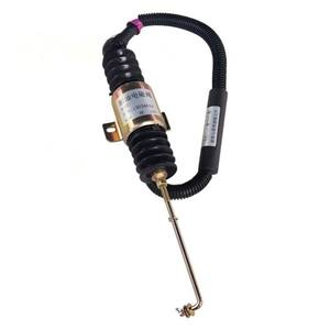 13034654 Vanne solénoïde d'arrêt de carburant diesel 24V pour chargeuse sur pneus, pièces de rechange 226b - Product Image 5