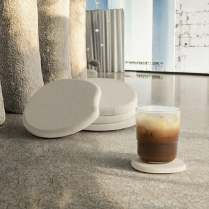 Modern Round <b>marble</b> Coasters doe cups and <b>glass</b> made from India at cheap price for wholesale in bulk - Product Image 3