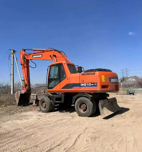 รถขุดดินมือสอง Doosan รุ่น 210W-7 รถขุดล้อยางมือสอง เครื่องจักรก่อสร้างสำหรับงานวิศวกรรม สภาพการทำงานสมบูรณ์แบบ - Product Image 1