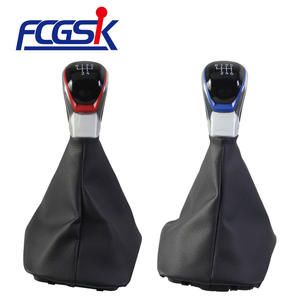 Poignée de levier de vitesse en cuir pour voiture Skoda, 5 ou 6 vitesses, accessoire de remplacement ergonomique - Product Image 2