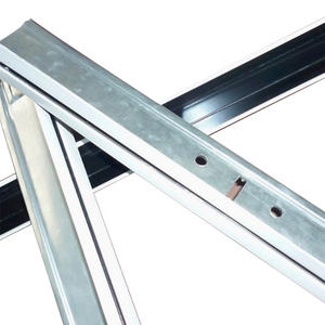 Componentes de Rejilla en T de Acero Inoxidable de Buena Calidad, Resistentes a la Corrosión, Ligeros, para Techo Suspendido, Rejilla para Placas de Yeso, Pintura, Quilla - Product Image 1