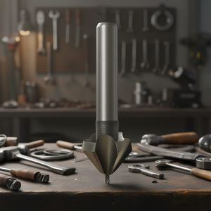 Ttake 90 Degree Countersink Hss Ta1230 Din 335 <b>C</b> 3 Flutes Cylindrical Shank For Metal Drilling - Product Image 3