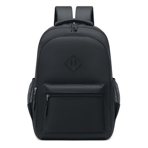 Men's <b>Backpack</b> <b>Large</b> Capacity 14 Inch Laptop Bag Outdoor Sports <b>School</b> Travel Black White Splicing Design - Product Image 5