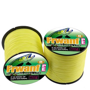 Sedal trenzado de 8 hebras para pesca en agua salada, sedal de pesca de 8 hebras - Product Image 1