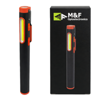 Stylo lumineux LED en aluminium rechargeable avec lampe de travail COB, clip magnétique, lampe de poche d'inspection pour la réparation et l'utilisation en extérieur