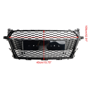 Pour <span class=keywords><strong>Audi</strong></span> <span class=keywords><strong>TT</strong></span> MK3 FV 8S 2014-2023 Grille avant en nid d'abeille style <span class=keywords><strong>RS</strong></span> - Product Image 2