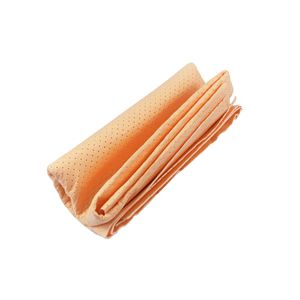 Paño perforado recubierto de PU naranja, paño para lavado y mantenimiento de automóviles, paño para limpieza de vidrios de cocina. - Product Image 4