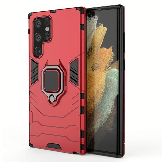 Luxury Newest Armor Design Shockproof TPU+PC Material Phone Case for for S22 Ultra Series