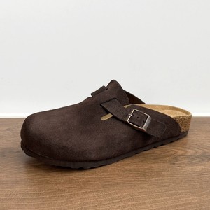 Mules personnalisées Birken en cuir véritable et daim, semelle en liège avec soutien de la voûte plantaire, pour femmes et hommes – Meilleures ventes en Europe 2026 - Product Image 4