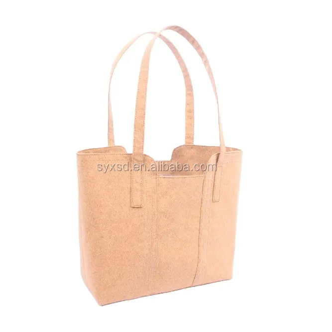 Thiết Kế Đẹp Cork Vải Sinh Thái Thân Thiện Cork Túi, Tự Nhiên Vegan Satchel Chất Liệu Gỗ Bồ Đào Nha Túi Xách Cork Bag