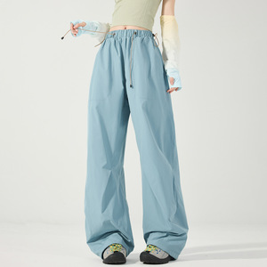 Pantalon unisexe décontracté en polyester respirant, infroissable et durable pour la randonnée, les trajets quotidiens et le travail - Product Image 6