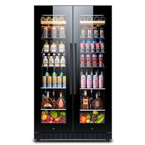 426 300L lớn freestanding Tủ rượu kép khu vực chai 106 được xây dựng trong tường Nhà Hầm rượu với kệ gỗ - Product Image 2