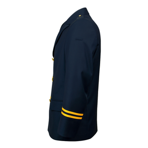 Uniforme de pilote personnalisé, Costumes pour hommes et femmes, uniformes de compagnie aérienne bleu foncé - Product Image 3