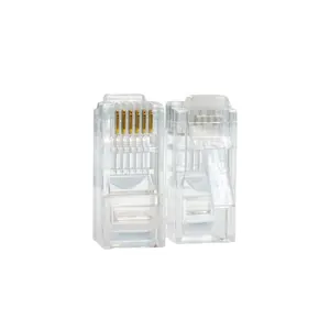 RJ12 Conector de seis núcleos 6P6C Conector largo