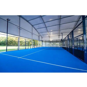 Cubierta de Acero Prefabricada para Centro Deportivo, Techo de PVDF para Cancha de Tenis/Pista de Pádel/Pabellón Deportivo/Gimnasio de Baloncesto/Fútbol - Product Image 3