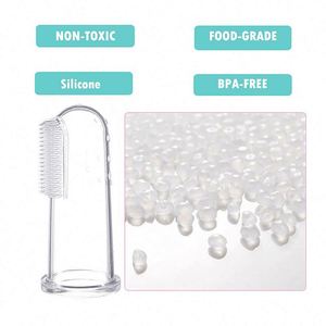 ชุดแปรงสีฟันนิ้วสำหรับเด็กทารก วัสดุซิลิโคนและพีพีเนื้อนุ่ม พร้อมกล่องดูแลสุขภาพช่องปากสำหรับเด็ก - Product Image 3