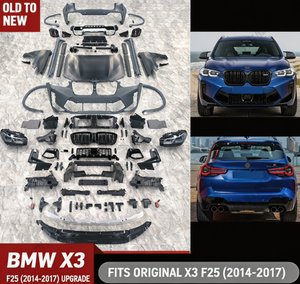 Kit carrosserie extérieur de haute qualité Auron X3 F25, nouvelle version améliorée, pare-chocs 2014-2017 X3M 22+, meilleur prix, ensemble complet de pare-chocs, vente en gros - Product Image 1