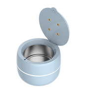 Mini Nettoyeur Ultrasonique pour Prothèses Dentaires avec Lumière UV 210ML – Pod Dentaire pour Prothèses, Appareils Orthodontiques et Retainers – Stérilisation Quotidienne