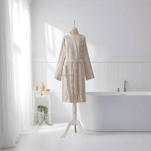 Bata Unisex 100% Algodón, Superventas, Secado Rápido, Ropa de Dormir de Verano, Tejido Transpirable, Ligero, para Todo el Año, Fabricación ODM en Turquía - Product Image 2