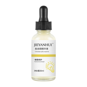Suero de <span class=keywords><strong>Azufre</strong></span> Coloidal de Marca Privada para <span class=keywords><strong>el</strong></span> Acné, Corrector de Manchas Oscuras, Minimizador de Poros, Control de Grasa, Suero Facial Iluminador OEM - Product Image 5