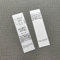 Étiquettes personnalisées pour vêtements, directement de l'usine : logos tissés, impression, étiquettes d'entretien et de taille pour vêtements