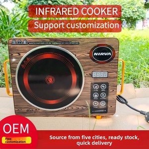 Cuisinière à induction multifonctionnelle en acier inoxydable de style européen, 3500W, à économie d'énergie, pour la cuisson à la wok, noire, haute performance - Product Image 3