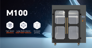 Impresora <span class=keywords><strong>3D</strong></span> M100, Impresora <span class=keywords><strong>3D</strong></span> FDM, Máquina de Impresión <span class=keywords><strong>3D</strong></span> de Alta Velocidad de hasta 350 mm/s, Gran Tamaño de Construcción 1000*1000*1000 mm, PLA - Product Image 2