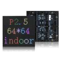 El mejor precio P2.5mm Módulo de matriz LED a todo color 160*160mm Panel de pantalla LED de alta calidad para interiores para varias aplicaciones LED