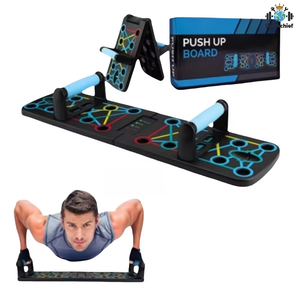 Equipo de fitness plegable para el hogar Yiwu, tabla de flexiones multifuncional con banda de resistencia para músculos abdominales y pectorales - Product Image 1