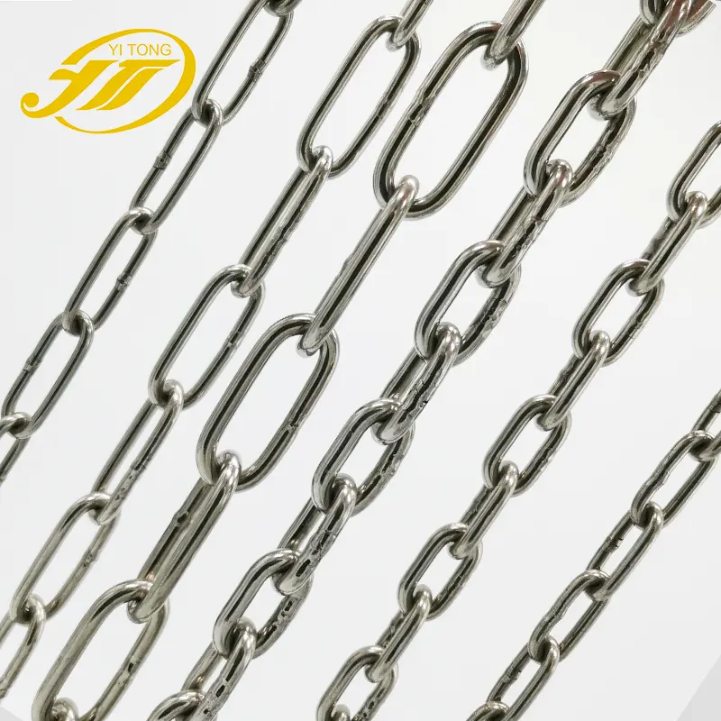 Stainless Chain 304 Stainless Steel Din766 Short Link Chain