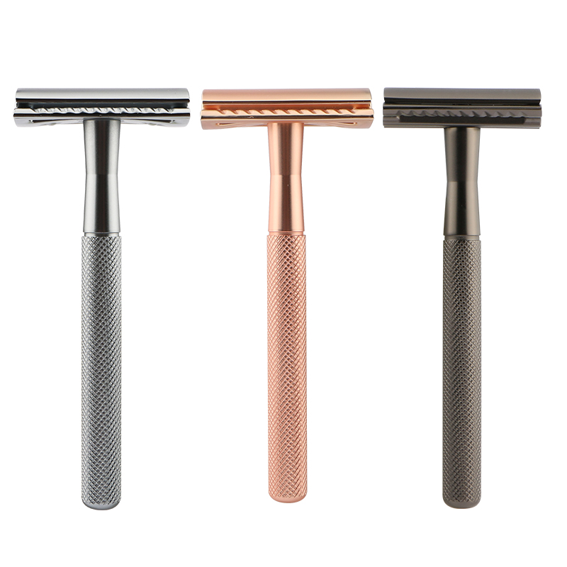 Razors Prices RTS Safety Razor Brass Handle 3 Pieces Classic Men's Shaving Environmentally Friendly And Sustainable 0 Waste